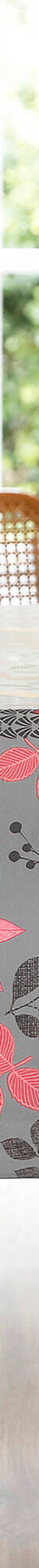 Nappe toile cirée imprimée Feuillages (gris) Nappe toile cirée imprimée Feuillages (gris)